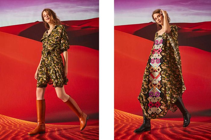 مجموعة أزياء جاهزة مستوحاة من الصحراء العربية متوفرة في دبي