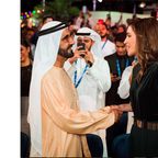 بسروال من زارا الملكة رانيا تتألق في دبيّ
