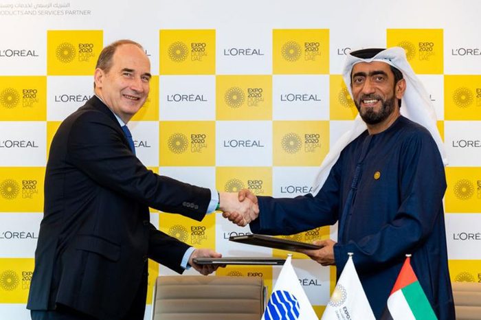 عقد الشراكة بين لوريال باريس وإكسبو دبي 